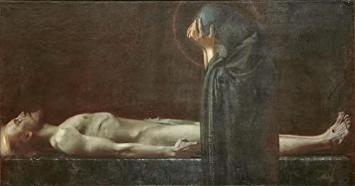 Toile Pietà de Von Stuck affiche impression d'art tableau décoration murale salon 60x90cm