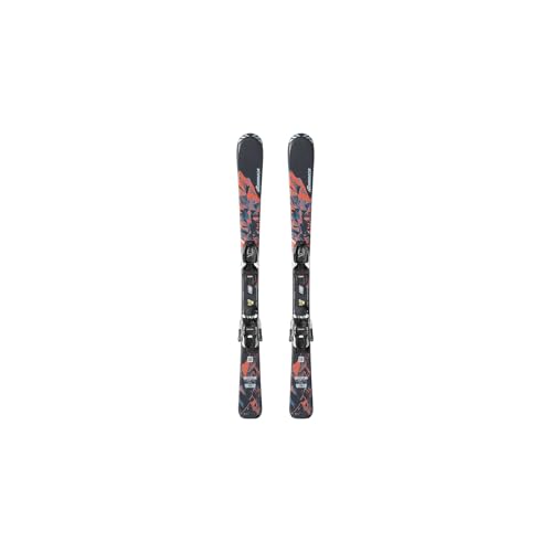 Nordica Team AM Kids All Mountain Skis, Black /...