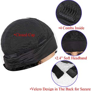 Image of XSY Headband Wig Human Hair Deep Wave Headband Wigs for Black Women 22 Inch Glueless Half Wig Machine Made Curly Headband Wig 150% Density Natural Color