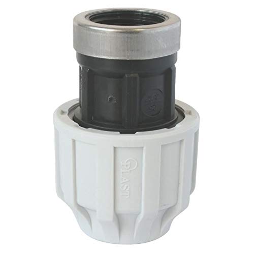 SOMATHERM FOR YOU ///3730-20-15L Conn DRT F15 / 21/20 PE Plast Plastic die Straight Pipe D20 fitting-F15 / 21-Outer clamp