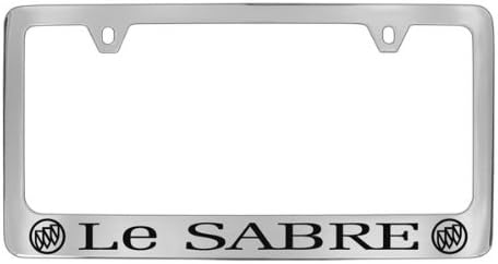 Buick Le Sabre Chrome Plated Metal License Plate Frame Holder