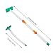 Dytebeply 1 PCS Car Air Conditioning Vent Extension Hose Telescopic Universal ABS Auto Air Conditioner A/C Outlet Hose,White & Green, 500714224A1