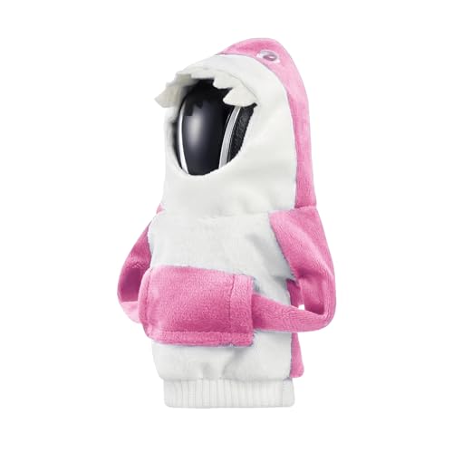 deemars Sudadera de cambio de marcha, Automóvil Interior invierno caliente coche cambio de engrancon sudadera, Accesorios de automóviles universales y decor (Rosa Los tiburones)