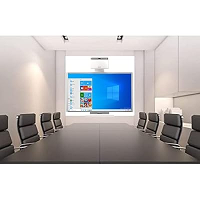 Electronic Interactive Dry Erase Board for Classroom Presentation/Collaboration (6 feet Long by 4 feet Wide) (with The Smart UF70W Short Throw Projector)