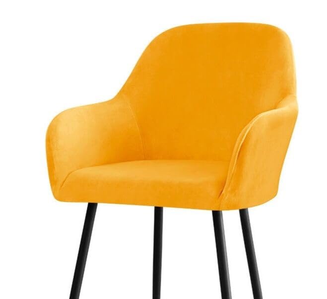 GenericStretch Armchair Cover Set of 4 Removable and Washable Chair Slipcovers Elastic Full Wrap Chair Cover with Arms Ideal for Dining Room Hotel Wedding JJ Brand (4pcs)