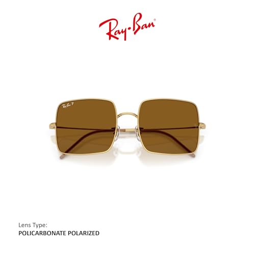 Image of Ray-Ban Sunglasses for Women - 0RBR0104S Square Reversed | Ray-Ban Sunglasses - Non-Polarized Lenses, Metal Frame Designer Sunglasses Womens