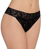 Hanky Panky Women's Signature Lace Original Rise Thongs - One Size - Black , (Pack of 3)