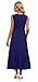 WIHOLL Plus Size Dresses for Curvy Women Beach Fashion Summer Casual Dresses for Women 2026 Sleeveless Long Maxi Dress Flowy Beach Vacation Clothes Holiday Party A Line Maternity Long Dress Blue 2XL