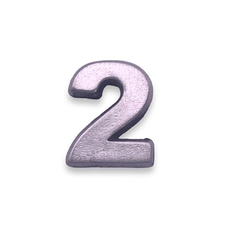 Image of Number 2 Two Lapel Pin by StockPins
