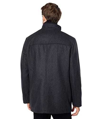 Image of Cole Haan Signature Men's Wool Melton Coat with Nylon Bib