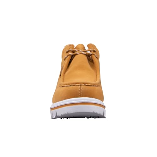 Image of Lugz Men's Fringe Classic Moc-Toe Boot, Golden Wheat /White, 6.5 W