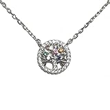 COLLAR ARBOL DE LA VIDA CON PIEDRAS PLATA DE LEY 925/1000
