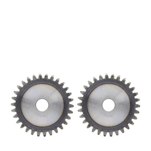 Engrenage cylindrique 2M33T pignon acier à dents droites plates hauteur 20mm alésage 12mm