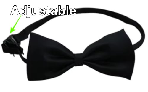 Disfraz para perro con gafas retro y corbatín ajustable miniatura 3