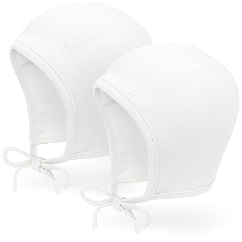 JELLYTREE Baby Hat Bonnet 100% Cotton Soft Toddler Earflap Hats Infant Hospital Beanie Pilot Caps, 3m 6m 12m 24m