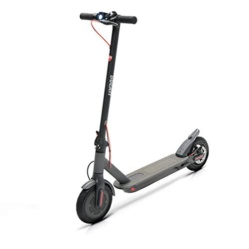 Ducati E-Scooter Pro-I Evo Black, silnik 350W, waga 12 kg, hamulec elektryczny i tarczowy, ze strzałkami kierunkowymi, czarny, ‎105 x 30 x 115 cm, 12 kg
