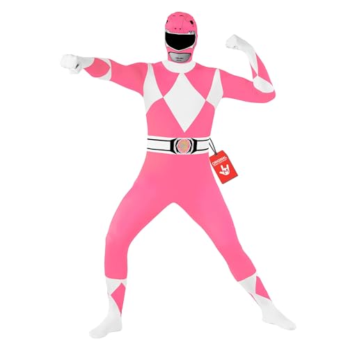 Disfraz de Power Rangers, rosa, XL
