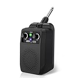JOYO 5Wエレキギター アンプ 小型ミニギターアンプ Bluetooth 充電式 6.35mmプラグ 練習用 4種エフェクト内蔵 クリーン/ディストーション/オーバードライブ/リバーブ (JA-05G)
