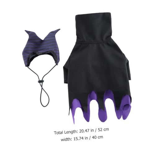 Disfraz de Bruja para Perro XL Homoyoyo Halloween miniatura 2