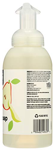 Image of 365 by Whole Foods Market, Hand Soap Foaming Anjou Pear, 12 Fl Oz (Pack of 2)