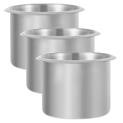 LOORGVEL 3 Piezas Portavasos Marino Portavasos Empotrado Automático Grey Reutilizable