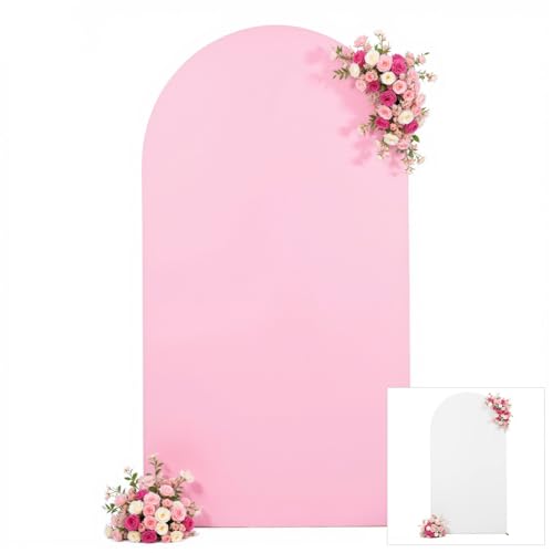 Cobertura Arco Blanco y Rosa 7.2ft para Fiesta miniatura 1