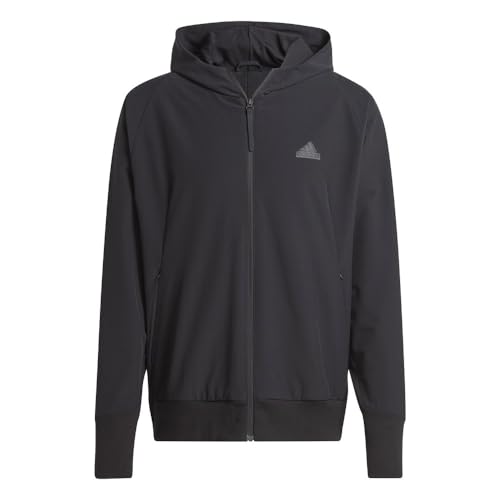 adidas Mens M Z.N.E. Wv Fz Hoody Black L