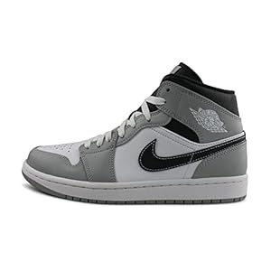 Air Jordan 1 Mid Light Smoke Grey Anthracite Style Code: 554724-078