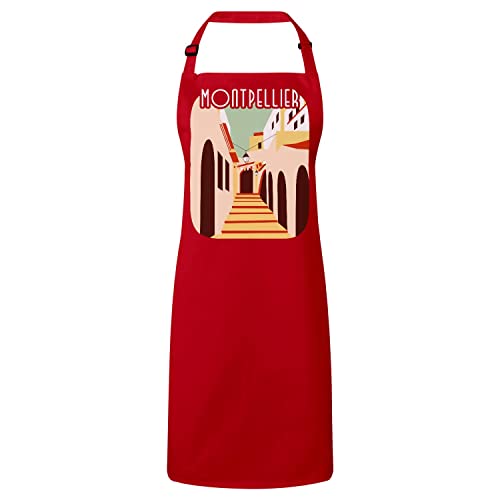 Tablier Montpellier cuisine premium centre historique voyage tourisme pour cadeau