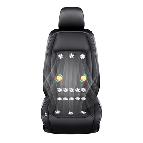 Kühlende Autositzauflage Sitzbelüftung Sitzkühlung mit Massage 12-24V Klima Sitzauflage Fahrersitz Sitzkissen Schonbezug Universal Fit für Auto, SUV, LKW, MPV, 1 Stück (16 Lüfter Schwarz) Kühlende Autositzauflage Sitzbelüftung Sitzkühlung mit Massage 12-24V Klima Sitzauflage Fahrersitz Sitzkissen Schonbezug Universal Fit für Auto, SUV, LKW, MPV, 1 Stück (16 Lüfter Schwarz)