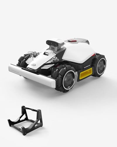 MAMMOTION LUBA mini 2 AWD 1000 Robot Tagliaerba per 1000m², Visione AI Tri-Camera e Posizionamento NetRTK, Mappatura Automatica, DropMow, Pendenza 80%, Altezza di Taglio 20-65mm