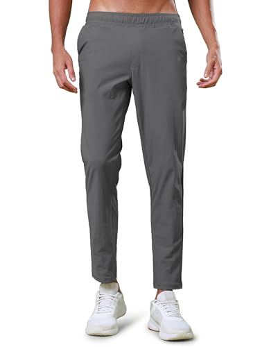 Image of TECHNOSPORT Men's Regular Fit Mid Rise Solid Plus Size Trackpants with Quick Dry, Anti Microbial, SPF50+ for Regular and Sports Use