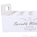 Generic Confetti Cone Holder Box for Celebrations, 20 Holes White