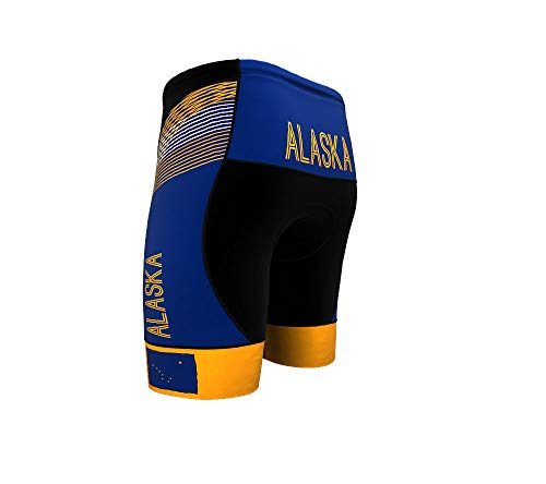 Alaska Bike Cycling Pro Shorts for Men - Size M Multicolor