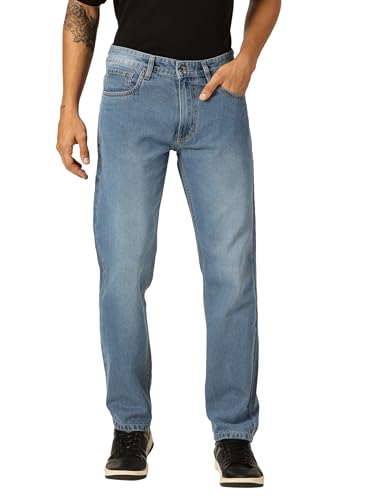 Image of Thomas Scott Men Mid Rise Clean Look Relaxed Fit Jeans
