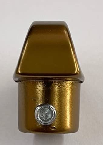 Pomello Mezzaluna Per Porte Blindate - Finitura Alluminio Bronzo F4, Montaggio Universale Con Brucola - Foto 3