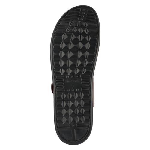 Image of Medifeet Men's Toe-Ring Leather Highway Sandals