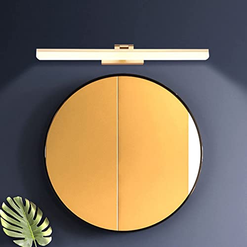 FWZJ Semplice e Moderno Specchio a LED Luce Anteriore casa Lusso Atmosfera Bagno WC Impermeabile Trucco Lampada da Parete Nordic comò Guardaroba lampade (71 cm, Luce Calda) - Image 7
