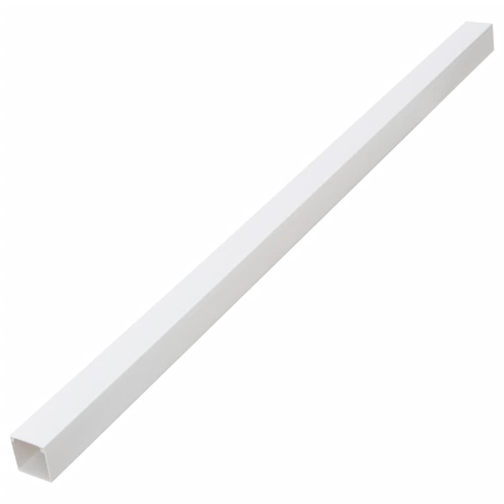 Goulotte Passe Cable, Goulotte de Câble Cache-câble 40x25 mm 10 m PVC