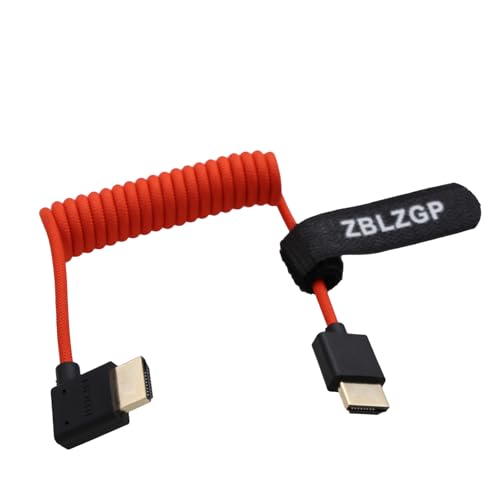 ZBLZGP 8K HDMI Kabel Ultra High Speed 48Gbps 8K@60Hz 4K@120Hz HDR10+ Dolby Vision eARC VRR für Samsung QN900B Neo QLED Smart TV Links Biegung HDMI auf HDMI Typ A