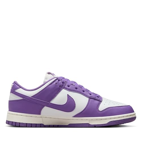 Nike Damen Dunk Low Sneaker, Summit White/Black/Raspberry, 44.5 EU