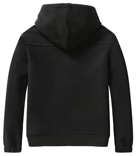 Image of Boys' Fleece Hoodie Warm Long Sleeve Hooded Pullover Sweatshirt