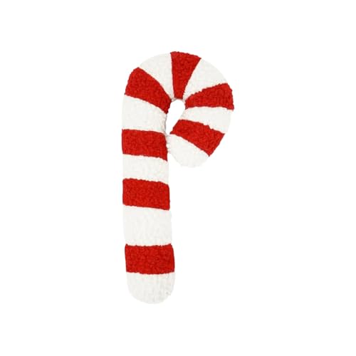 Generisch Weihnachts Zuckerstangen Kissen, 35cm Weiche Candy Cane...