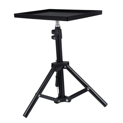 HYTROVE 投影?三脚スタンド 高さ調節可能 トレイ角 アイアン製 耐荷重強化 卓上床置き対応 快適視聴プロジェクターマウント