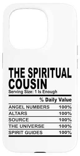 スピリチュアルないとこ皮肉ないとこ。男性、女性、家族に。 スマホケース iPhone 15 Pro 用