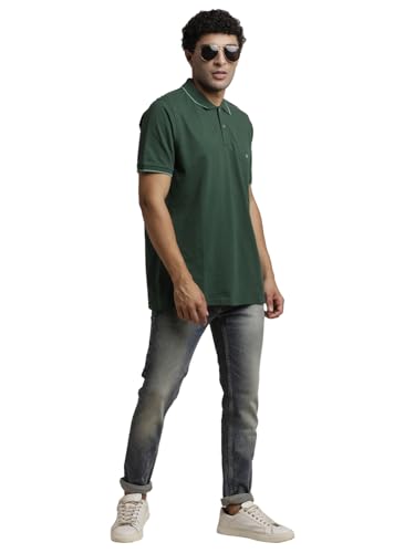 Image of Turtle Men Poly Cotton Solid Polo Tshirt || Cotton T-Shirt ||Polo T-Shirt