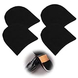 2 Paia di Cuscinetti per Tallone Scarpe,Cuscinetti per Scarpe,Suola Scarpe Gomma,Riparazione e Protezione con Tacchi in Gomma Antiscivolo da 7 mm,Kit di Ricambio con Chiodi e Nastro Biadesivo