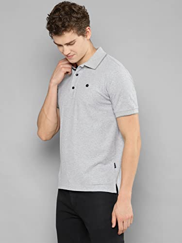 Image of Allen Cooper Solid Pure Cotton Polo Tshirts for Men