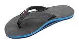 Rainbow Sandals Men's Leather Single Layer Wide Strap with Arch