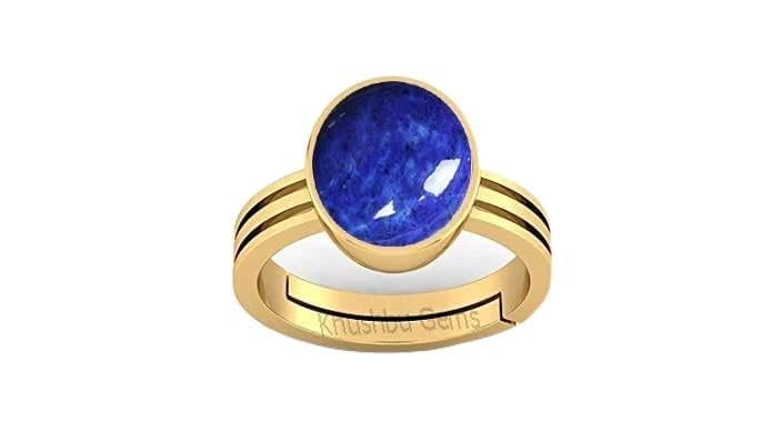 Bague Lapis Lazuli naturelle certifiée Rashiratan pour un style unique